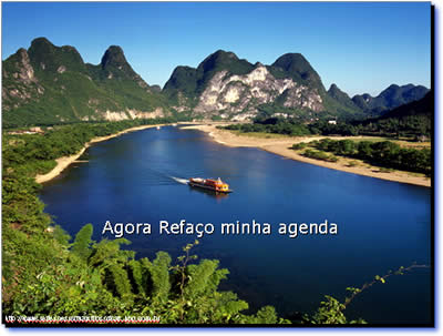 Agora refaço minha agenda - Mensagem de otimismo e motivação em slide pps