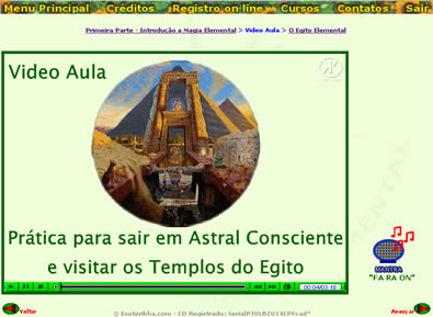 video aulas do curso de magia elemental