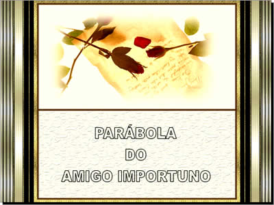 parábolas de amizade em powerpoint