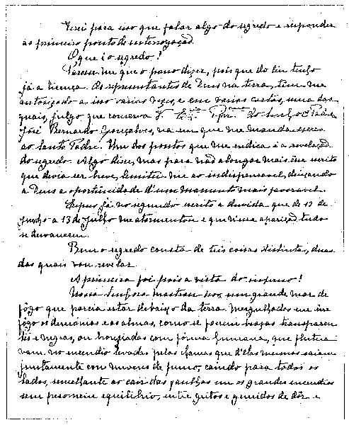 manuscritos originais segredos de fatima portugal