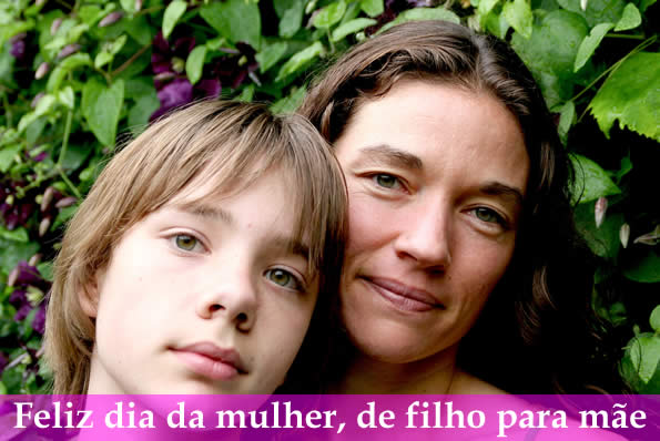 mensagem de dia da mulher de filho para mãe