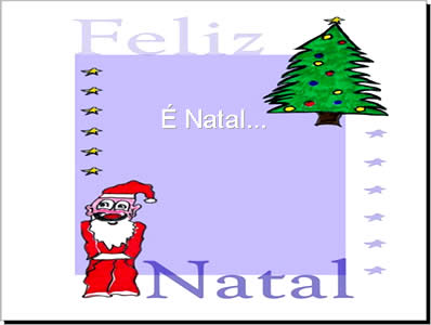 É Natal data de enviar mensagens em pps power point e slides