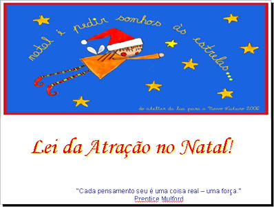 lei de atração para o natal