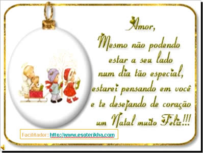 cartões de feliz natal de amor e saudades